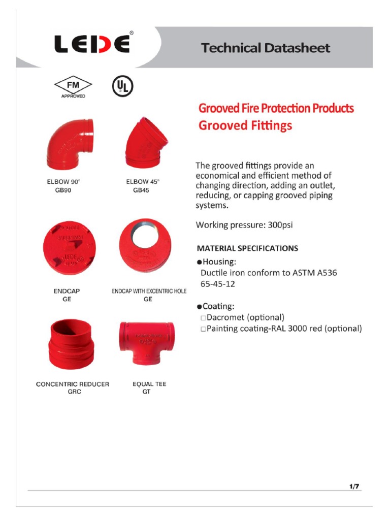Accesorios Ranurados Ul-Fm | PDF