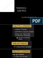 Statistics 101 ANOVA