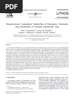Neoproterozoic ‘Anomalous’ Kimberlites of Guaniamo, Venezuela Mica Kimberlites of ‘Isotopic Transitional’ Type