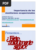 Monitoreo Ocupacional