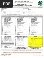 Open Show Entry Form