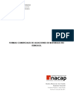 Forma Comercial de Aleaciones de Materiales No Ferrosos PDF