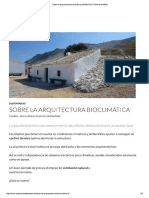 Sobre La Arquitectura Bioclimática - ARQUITECTURA de CASAS