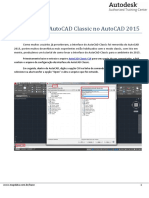 1 - Utilizacao Da Interface Do AutoCAD Classic No AutoCAD 2015