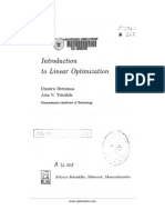 Tsitskilis, Bertsimas-Introduction To Linear Optimization-Mit Press PDF