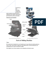 Herramental Herramientas y Partes de Una Fresadora