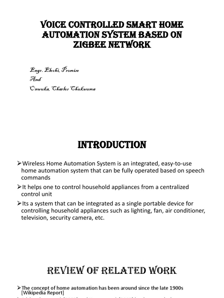 Voice Controlled Smart Home Automation System Based On Circuit Diagram