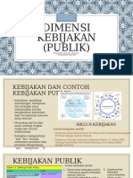 DIMENSI KEBIJAKAN (PUBLIK) Nadianne