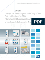 WEG Interruptores MDW DWP RDW Siw SPW 50022713 Catalogo Espanol PDF