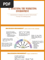 Analyzing the Marketing Environment