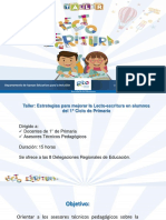 Taller de Lectoescritura