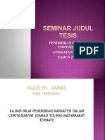 Seminar Judul Tesis