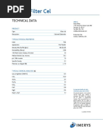 Celite® Filter Cel: Technical Data