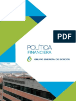 Política financiera Grupo Energía Bogotá