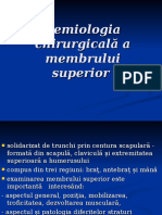 Semiologia Chirurgicala a Membrului Superior