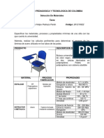 Fabricacion de Silla Universitaria