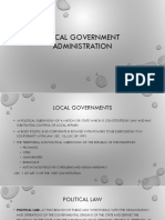 Local Government Administration