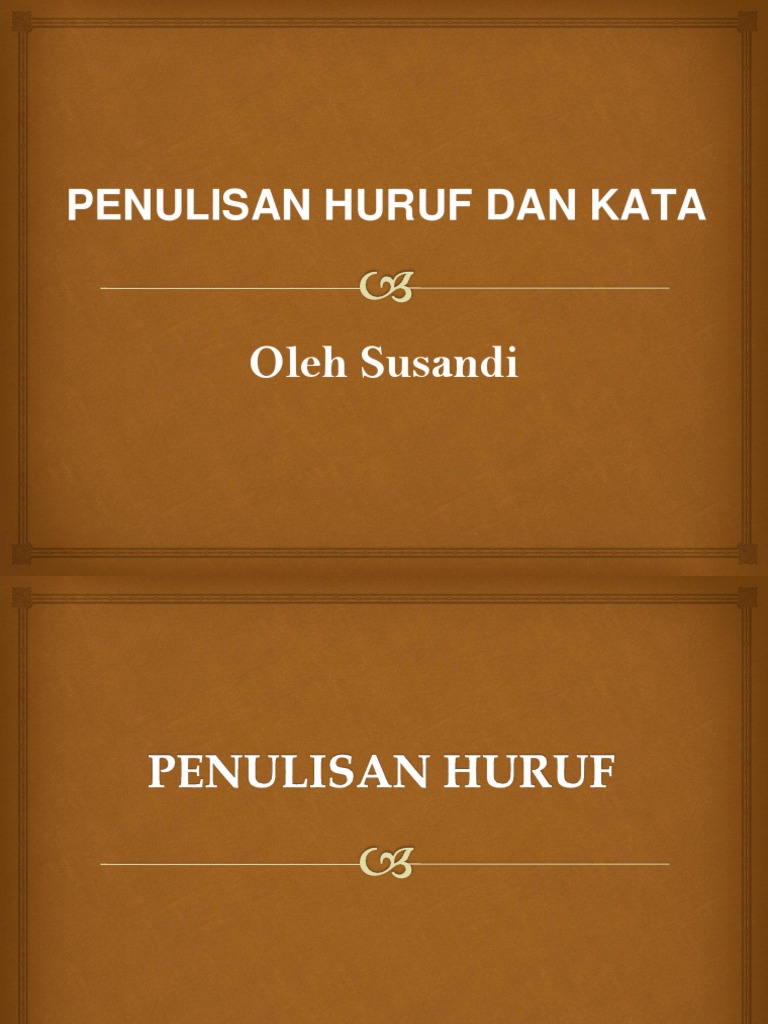 Panduan Penulisan Bahasa Indonesia | PDF
