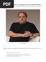 How Linux Was Born, As Told by Linus Torvalds Himself - Ars Technica