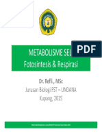 Metabolisme Sel Fotosintesis Respirasi