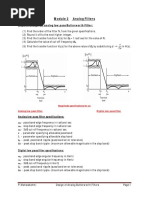 Analog Butterworth Filter Design