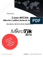 Curso Mikrotik Mtcna Landatel Barcelona 26-09-16