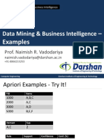 Examples: Data Mining & Business Intelligence