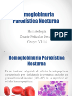 Hemoglobinuria Paroxística Nocturna