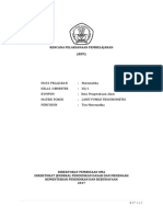 Rpp Matematika Revisi 2017