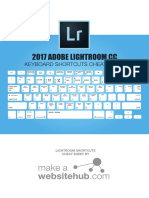 Lightroom Keyboard Shortcuts Print Ready a4