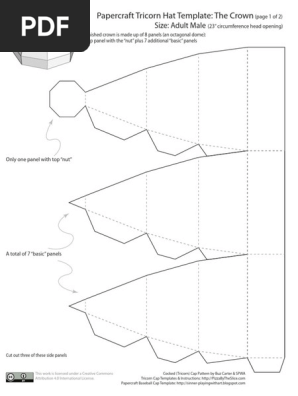 Tricorn Hat Pattern For Kids