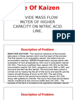 Presentation On Provided Massflow Meter On Nitric Acid Line