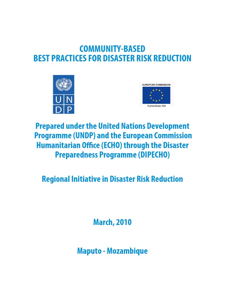 Community Based BP | PDF | Disaster Risk Reduction | Emergency Management