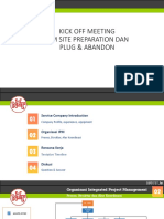 Kick Off Meeting - Ipm Plug & Abandon