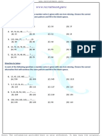 Number Series - English Practice Set 1