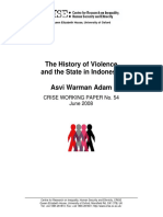The History of Violence and The State in Indonesia Asvi Warman Adam