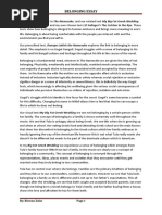 Download Area of StudyBelonging Essay by Rizwan Zafar SN35939808 doc pdf