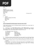 Surat Penangguhan Lapor Diri