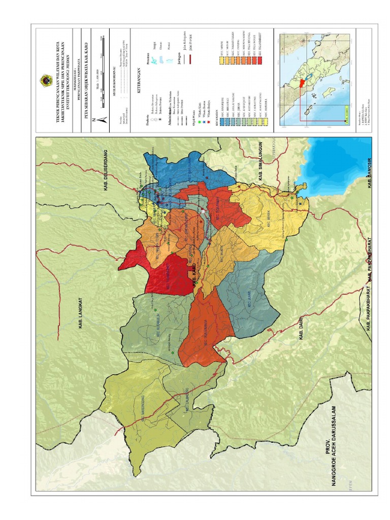 Peta Lokasi Pariwisata Kab Karo Peta Lokasi Pariwisata Kab Karo