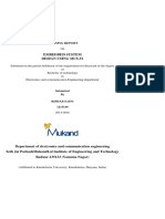 Embedded System Design Using Mcs-51: Training Report