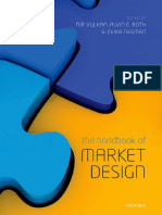 The Handbook of Market Design