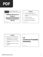 FHMM1034 Chapter 4 Discrete and Continuous Probability Distributions Part b