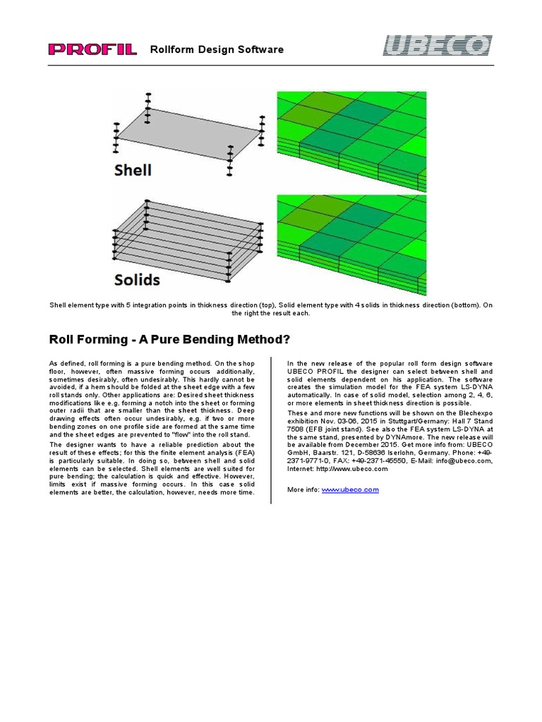 Rollform Design Software Update | PDF