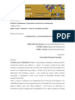 Mejornadasdeinvestigacion - rositamercadoRADIO PLURALIDAD de VOCES