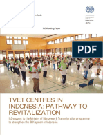 ILO Working Paper: TVET Centres in Indonesia: Pathway to Revitalization