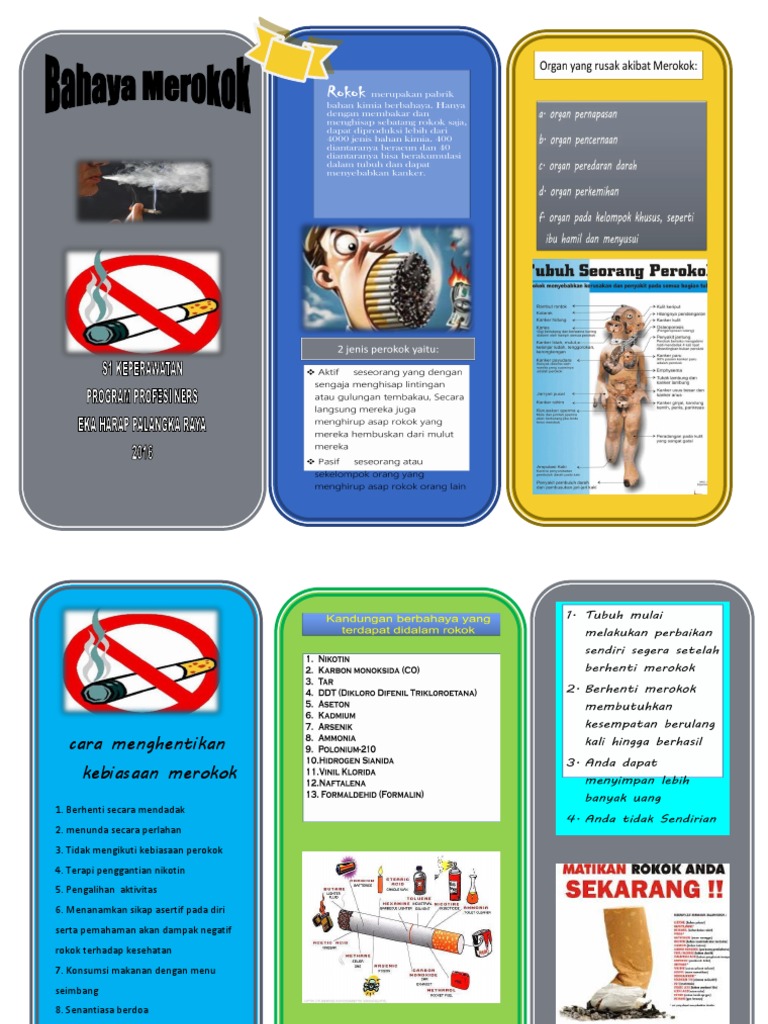 Leaflet Merokok | PDF