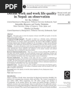 2012-Decent Work and Work Life Quality