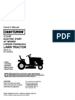 Craftsman Lawn Tractor Model # 917272073 Owner's Manual