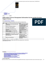 Differentiate Between Management Information System and the Decision Support System _ Total MBA Guide