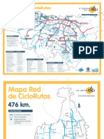 Mapa Rutas Ciclorutas Semana Bici 2017